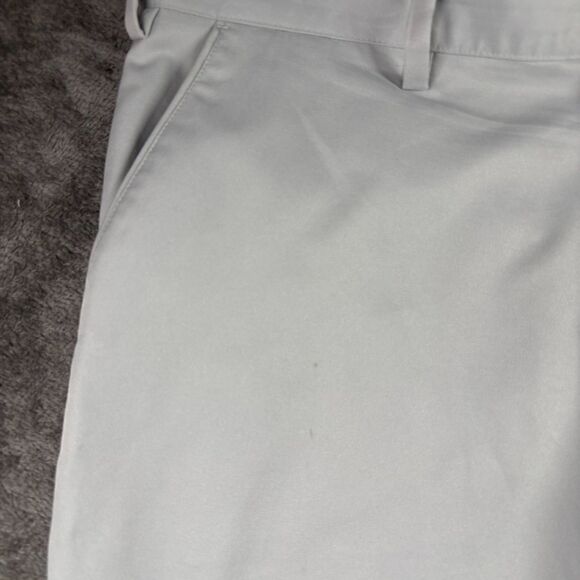 adidas Men Golf Pants Chino Active Casual Preppy Gray 34x30 B137 - Picture 2 of 10